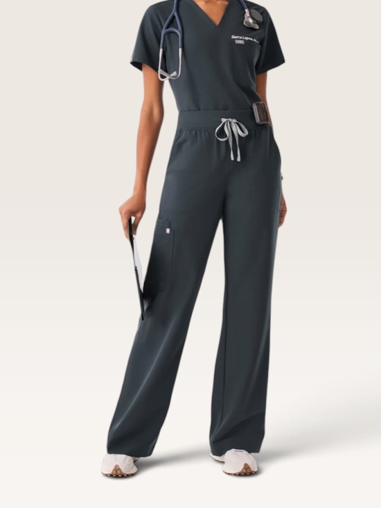 Figs Pants - Figs Isabel Wide Leg Scrub Pants